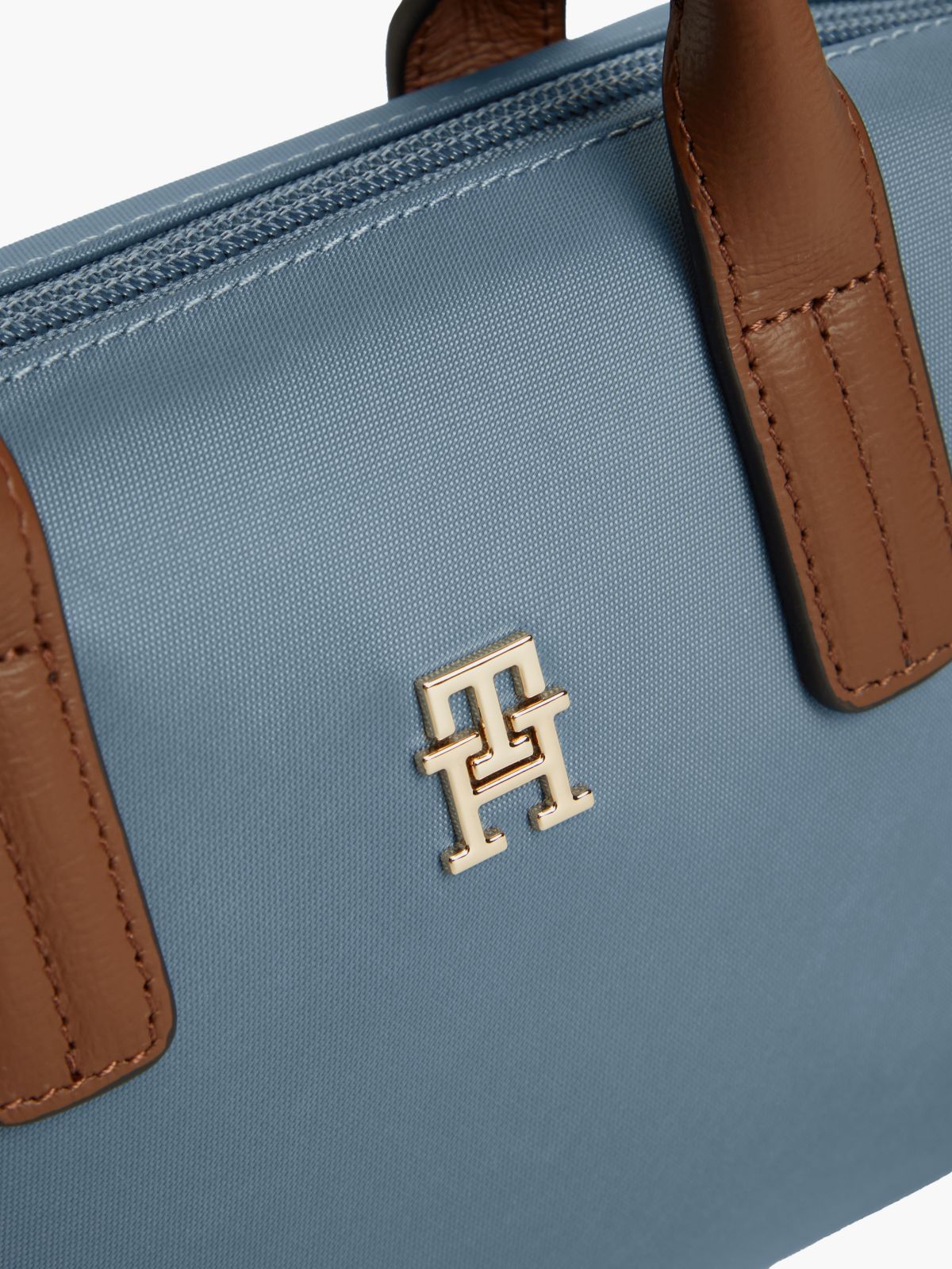Monogram Micro Tote Bag — Misty Sky