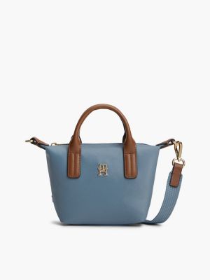 Monogram Micro Tote Bag, Misty Sky