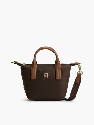 Monogram Micro Tote Bag, Fondant Brown