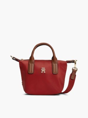 Monogram Micro Tote Bag, Autumn Red