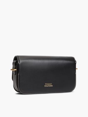 Tommy Hilfiger Script Monogram Leather Crossbody Bag — фото 3