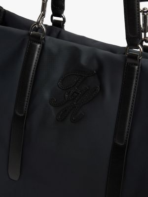 Женские сумки Tommy Hilfiger Water-Repellent Script Monogram Tote Bag — фото 4
