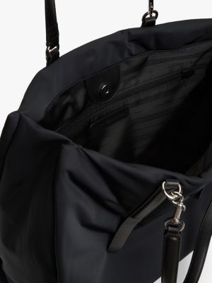 Женские сумки Tommy Hilfiger Water-Repellent Script Monogram Tote Bag — фото 5