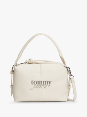 Tommy Jeans Pebbled Crossbody Bag, Newsprint