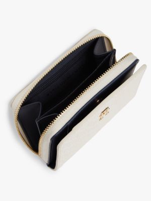 Женские кошельки Tommy Hilfiger Allover Monogram Zip Wallet — фото 4