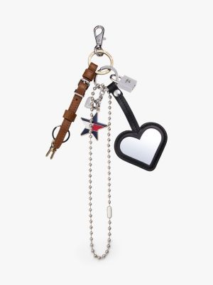 Tommy Girl Multi-Piece Bag Charm, Ecru