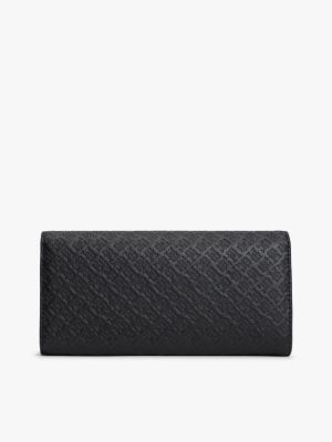Женские кошельки Tommy Hilfiger Allover Monogram Large Flap Wallet — фото 2