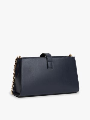 Женские сумки Tommy Hilfiger Polished Monogram Chain Crossbody Bag — фото 2