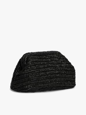 Женские сумки Tommy Hilfiger Script Monogram Raffia Clutch — фото 3