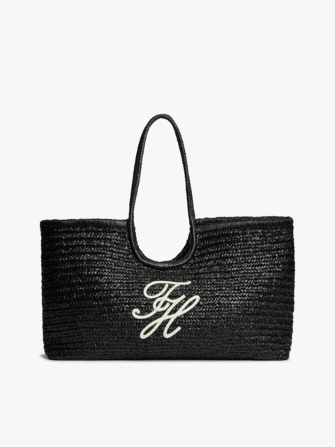 Женские сумки Tommy Hilfiger Script Monogram Raffia Maxi Tote