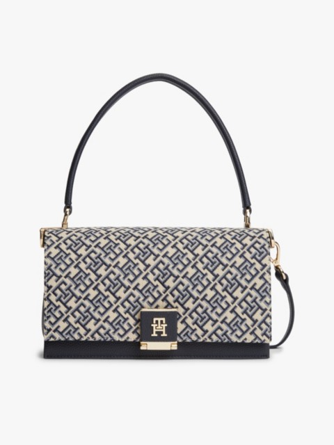 Женские сумки Tommy Hilfiger Monogram Clasp Jacquard Crossbody