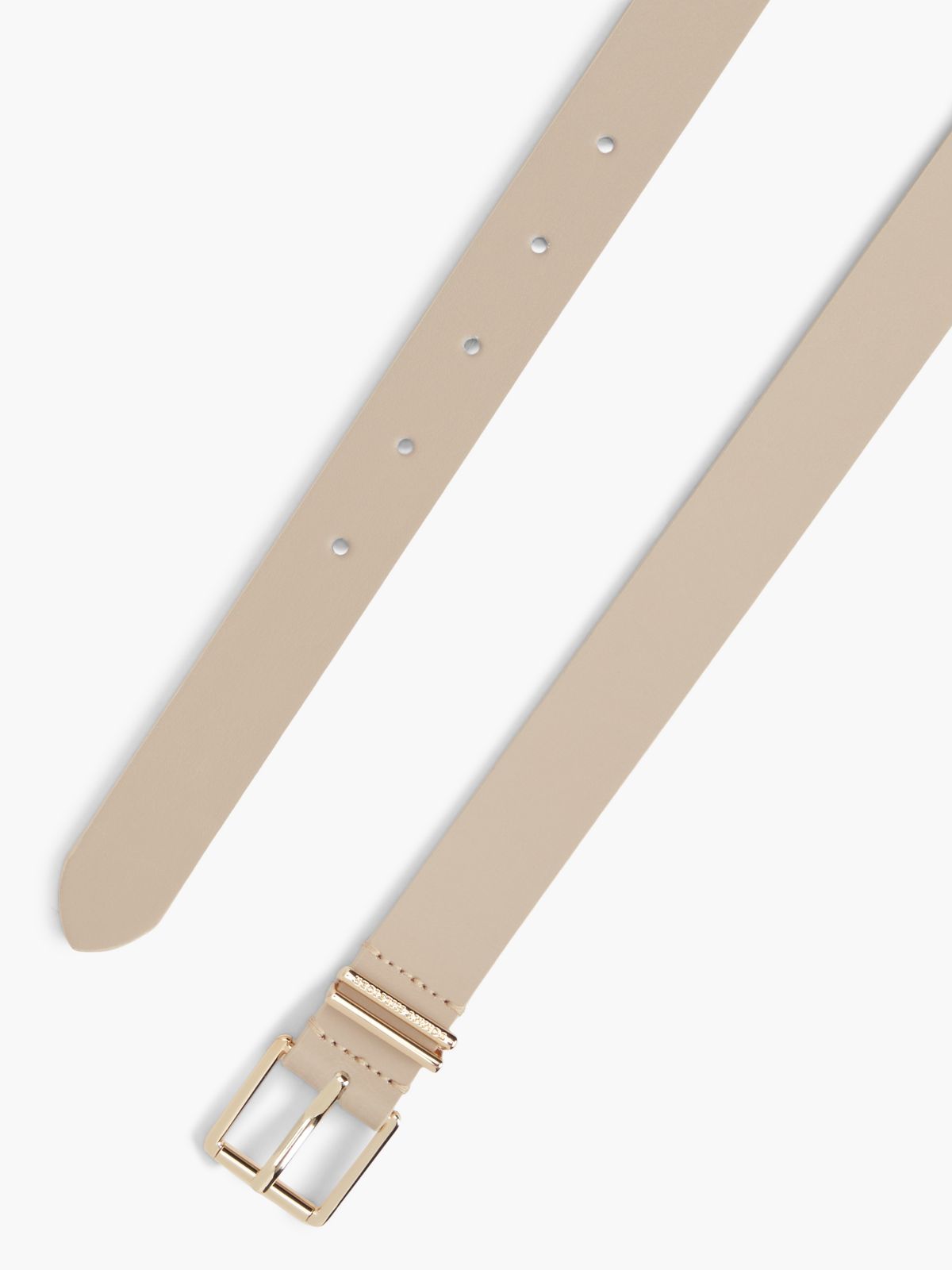 Square Buckle Leather Belt — Sugarcane