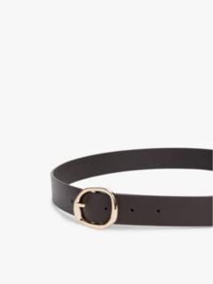 Smooth Leather Belt — Fondant Brown 3