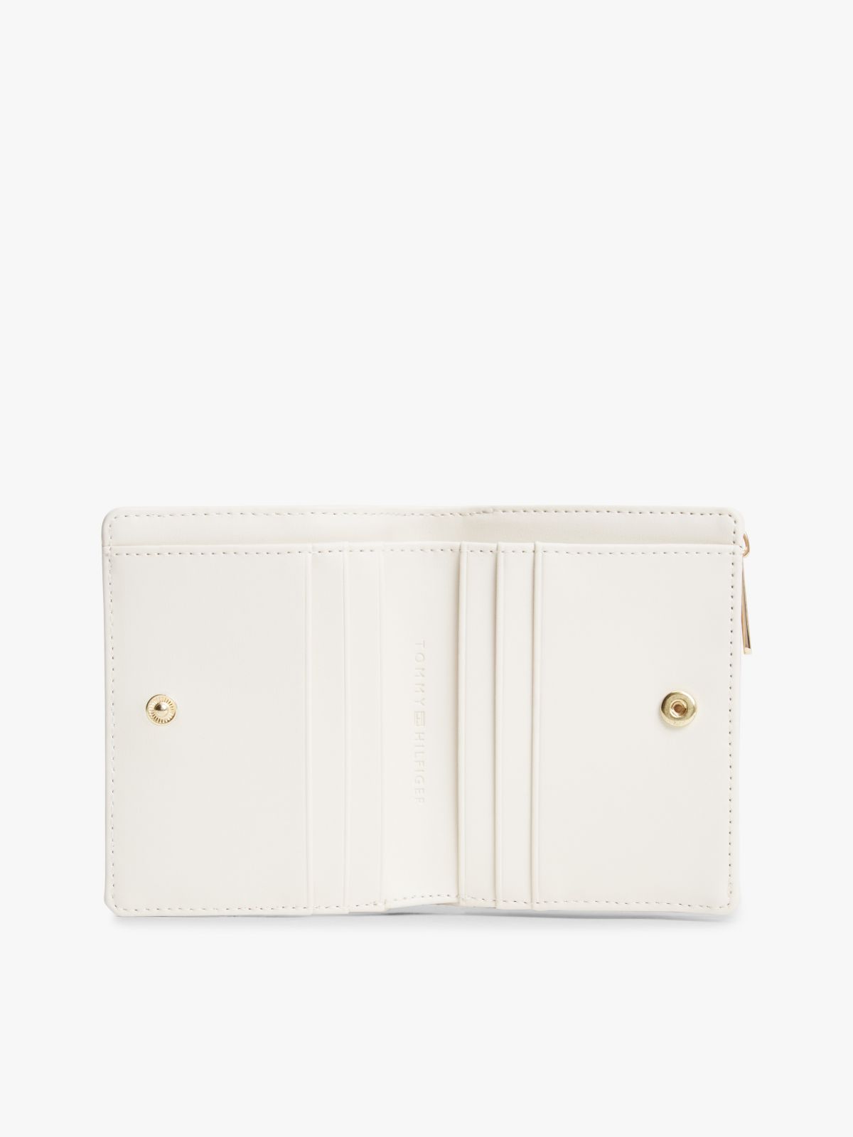 Quilted Bifold Wallet — Soft Cream