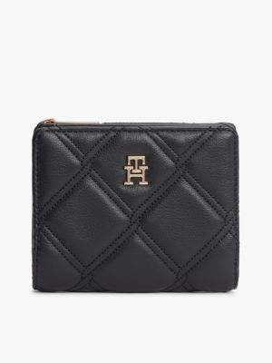 Quilted Bifold Wallet, Black