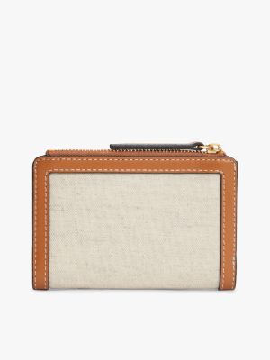 Женские кошельки Tommy Hilfiger Script Monogram Canvas Bifold Wallet — фото 2