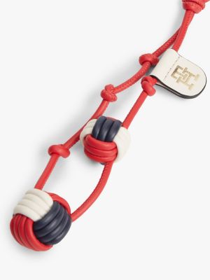 Женские брелоки Tommy Hilfiger Nautical Rope Leather Bag Charm — фото 4