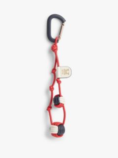Nautical Rope Leather Bag Charm — Space Blue 1