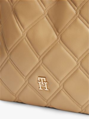 Женские сумки Tommy Hilfiger Quilted Mini Tote Bag — фото 5