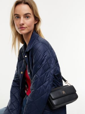 Женские сумки Tommy Hilfiger Monogram Pebbled Crossbody Bag — фото 2