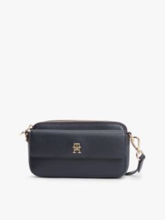 Monogram Pebbled Crossbody Bag — Space Blue 1