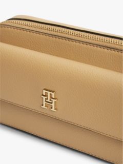 Monogram Pebbled Crossbody Bag — Classic Khaki 5