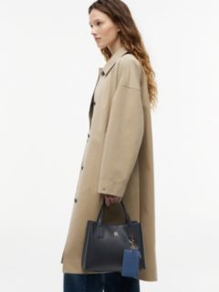 Monogram Pebbled Mini Satchel Bag — Space Blue 2