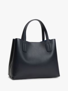 Monogram Pebbled Mini Satchel Bag — Space Blue 3