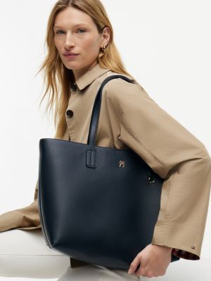 Женские сумки Tommy Hilfiger Monogram Pebbled Tote Bag — фото 2