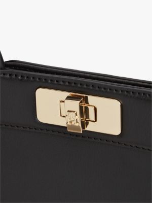 Женские сумки Tommy Hilfiger Monogram Turnlock Mini Satchel Bag — фото 5