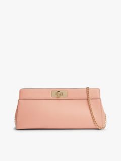 Monogram T-Lock Clutch — Porcelain Pink 1