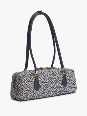 Женские сумки Tommy Hilfiger Jacquard Monogram East-West Shoulder — фото 3