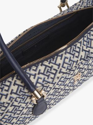 Женские сумки Tommy Hilfiger Jacquard Monogram East-West Shoulder — фото 4