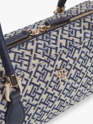 Женские сумки Tommy Hilfiger Jacquard Monogram East-West Shoulder — фото 5