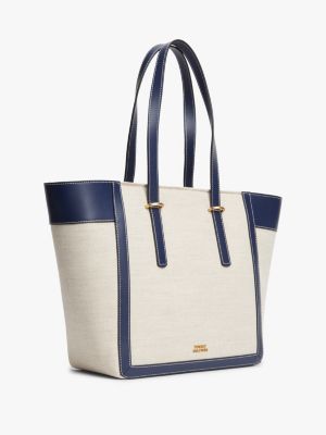 Женские сумки Tommy Hilfiger Script Monogram Canvas Tote Bag — фото 3