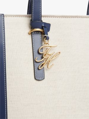Женские сумки Tommy Hilfiger Script Monogram Canvas Tote Bag — фото 5