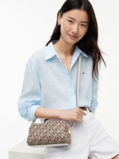 Jacquard Monogram Crossbody Bag — Neutral Mono 2