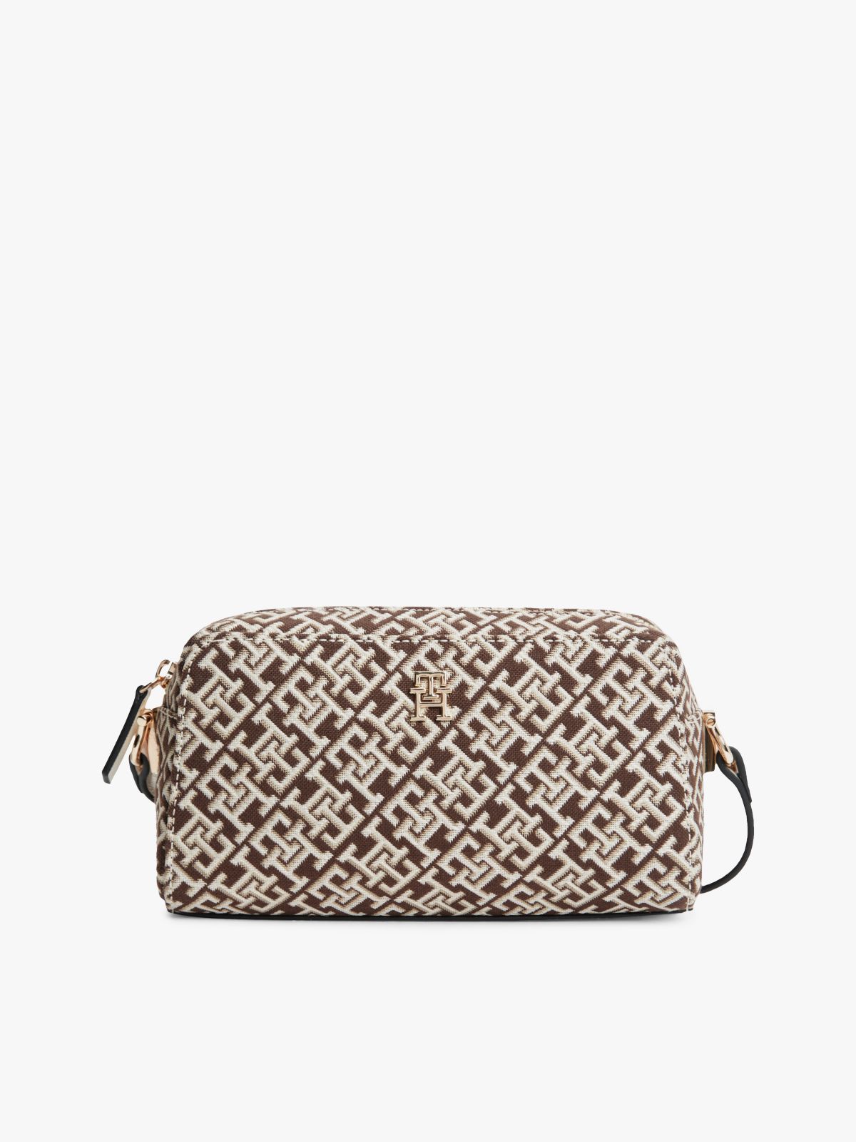 Jacquard Monogram Crossbody Bag — Neutral Mono