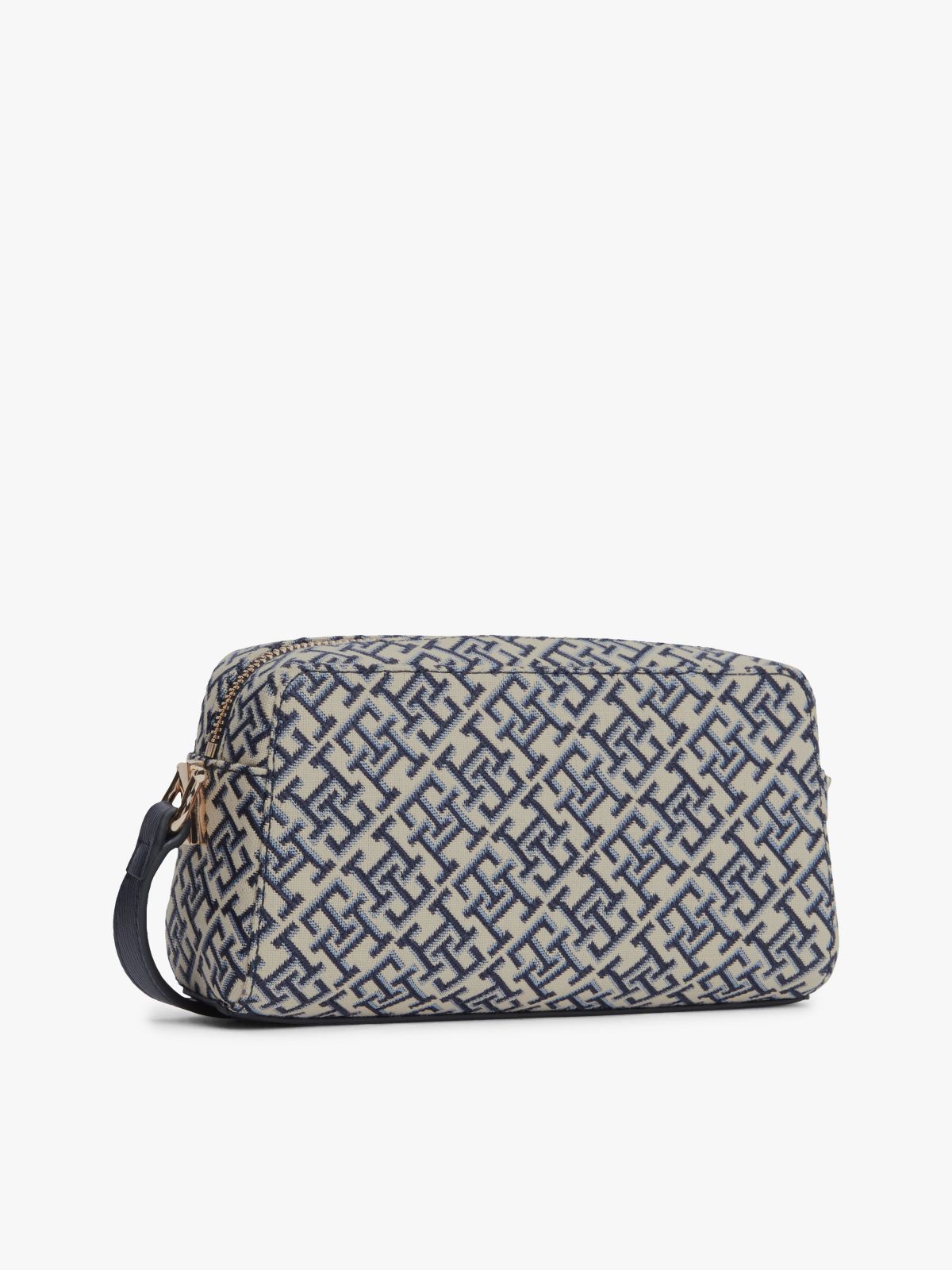 Jacquard Monogram Crossbody Bag — Blue Mono