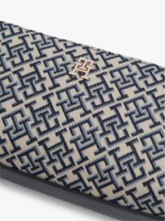 Jacquard Monogram Crossbody Bag — Blue Mono 5