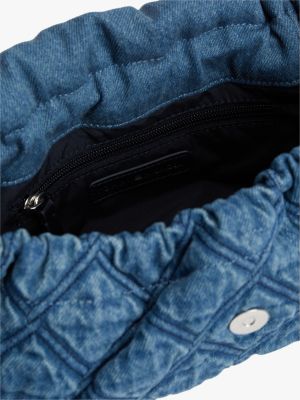 Женские сумки Tommy Hilfiger Quilted Denim Shoulder — фото 4