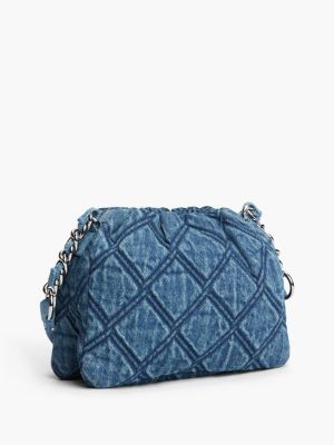 Женские сумки Tommy Hilfiger Quilted Denim Mini Crossbody — фото 3