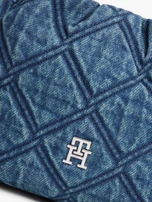 Женские сумки Tommy Hilfiger Quilted Denim Mini Crossbody — фото 4