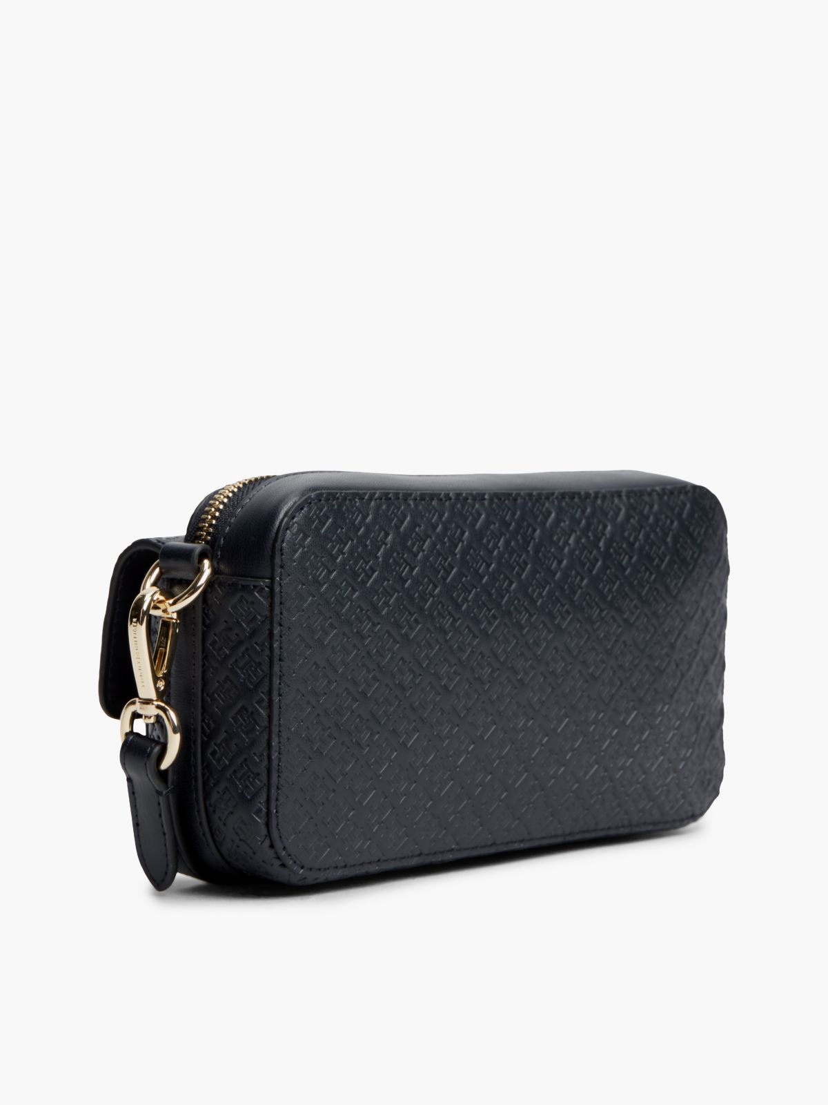 Allover Monogram Crossbody Bag — Space Blue