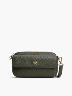 Allover Monogram Crossbody Bag — Dark Olive 1