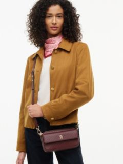 Allover Monogram Crossbody Bag — Oxblood 2