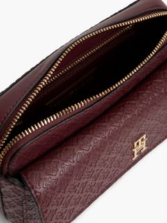 Allover Monogram Crossbody Bag — Oxblood 4