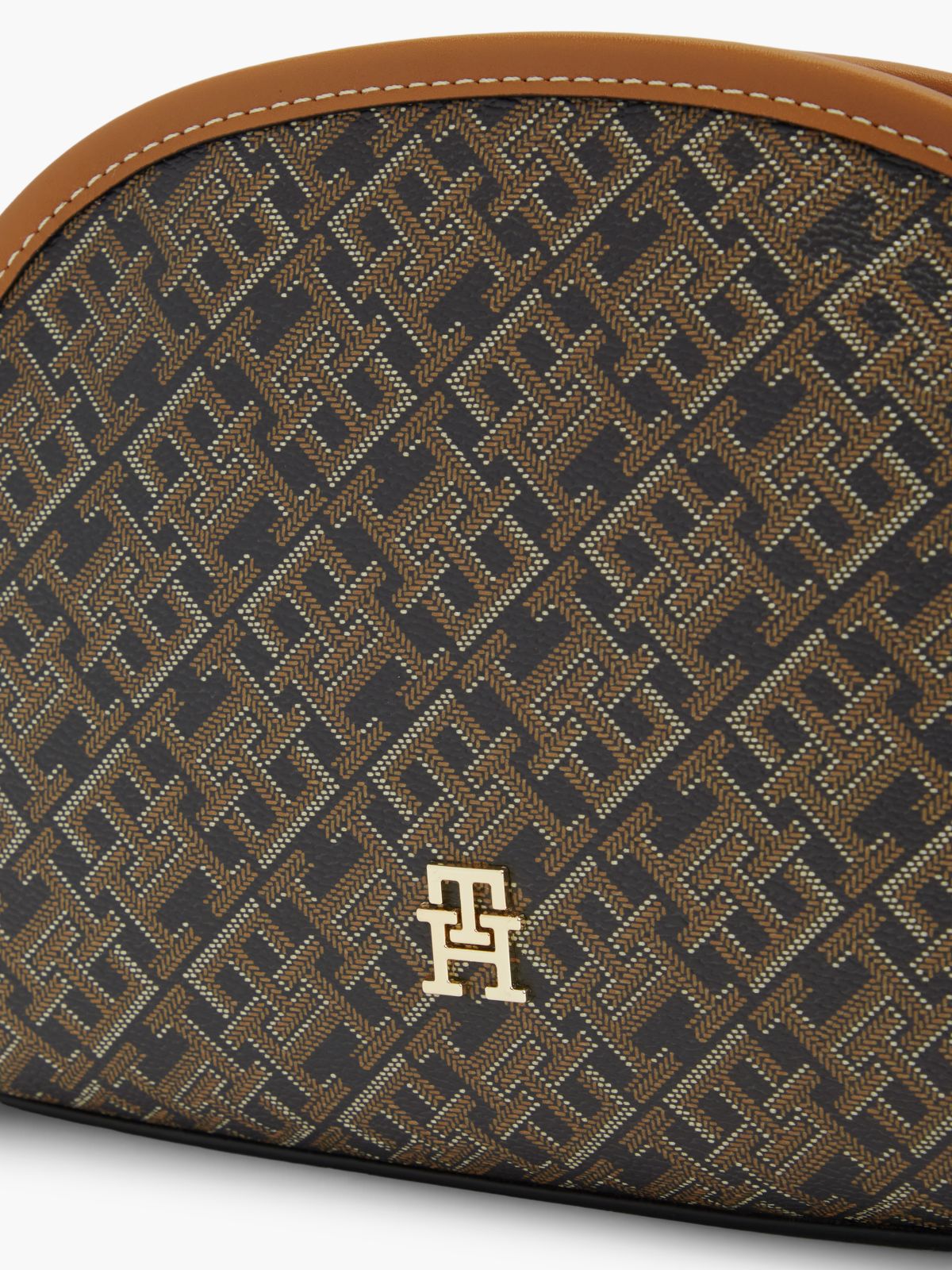 Allover Monogram Print Toiletry Bag — Black Mix