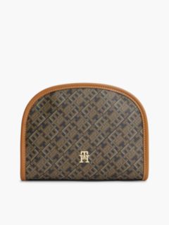 Allover Monogram Print Toiletry Bag — Black Mix 1