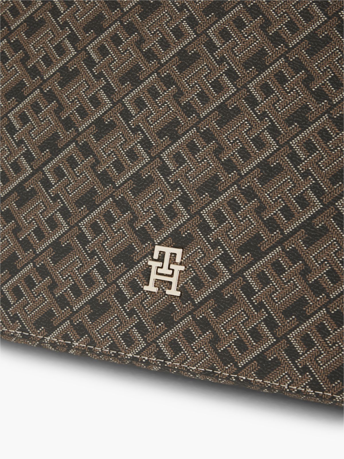 Allover Monogram Print Laptop Pouch — Black Mix